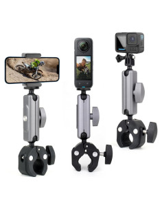 Soporte de Cámara SOONSUN Super Clamp Doble Cabezal 360