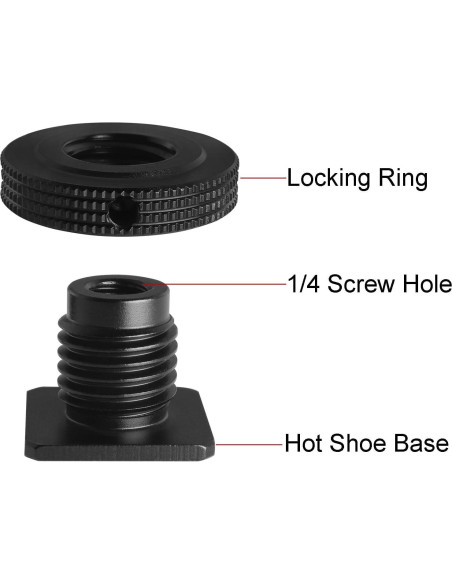Adaptador de zapata caliente LUORNG con disco reforzado 1/4