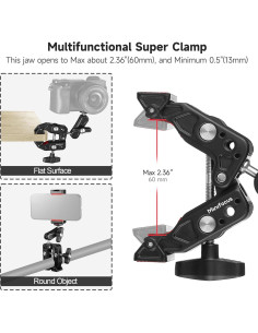 Soporte para Cámara MINIFOCUS S2008 con Abrazadera Super y Brazo Mágico 2
