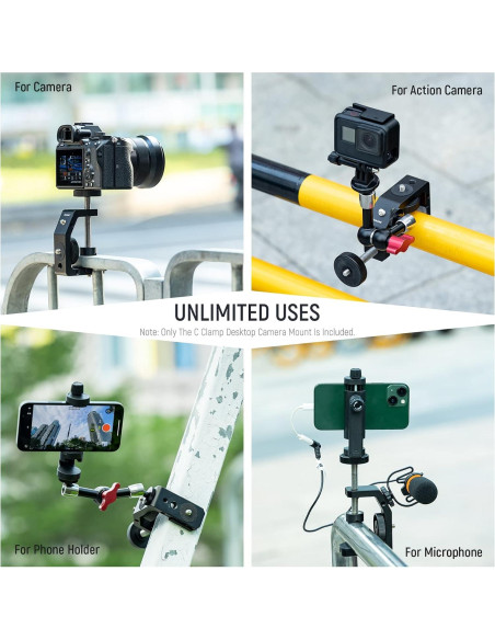 Abrazadera Metálica de Escritorio NEEWER ST-CCD7 6cm