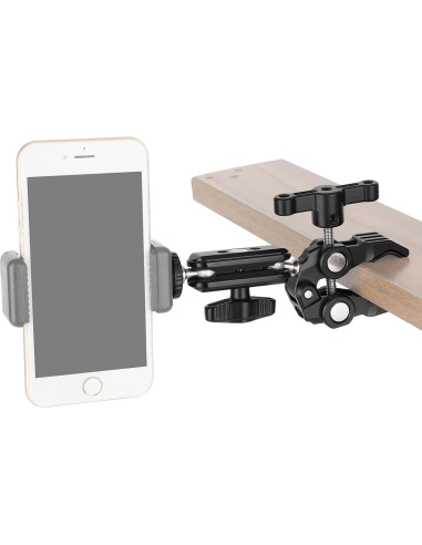 Soporte para Cámara de Acción CAMVATE con Abrazadera y Brazo Mágico