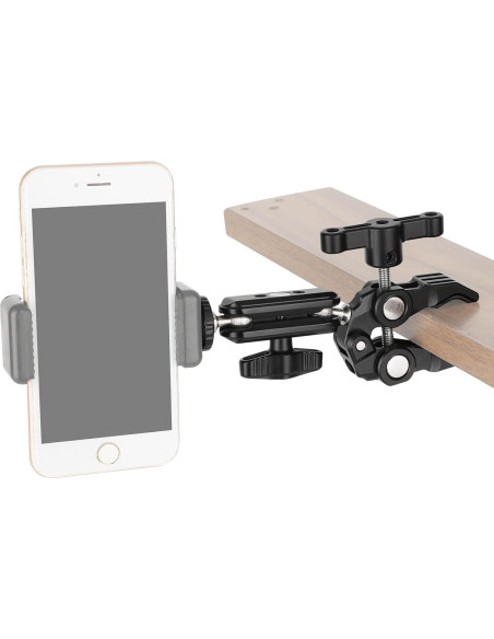 Soporte para Cámara de Acción CAMVATE con Abrazadera y Brazo Mágico Soporte para Cámara de Acción CAMVATE con Abrazadera y Brazo Mágico