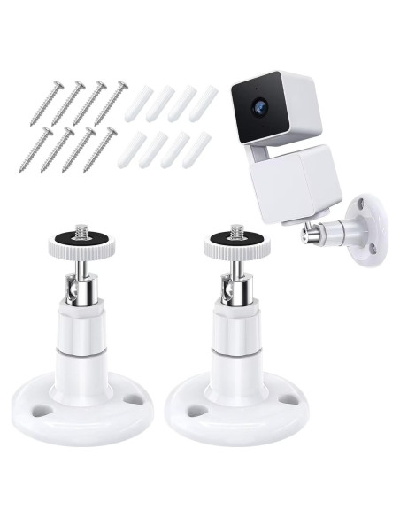 Soporte de Pared FastSnail para Wyze Cam Pan V3 y V4 - Ajustable 360