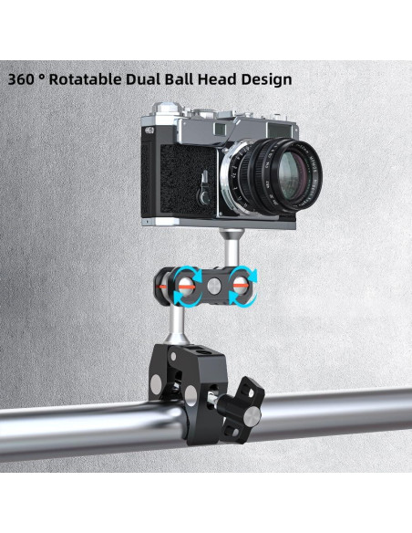 Soporte de Abrazadera para Cámara SOH Mingying - Aluminio 220g Soporte de Abrazadera para Cámara SOH Mingying - Aluminio 220g