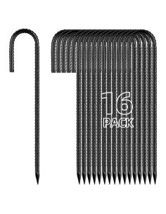 Estacas de Rebar Besitu 30,48 cm Paquete de 16 Estacas de Metal