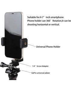 Soporte Flexible para Smartphone y Cámara Pellking Jaws 2