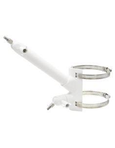 Soporte de Poste 2 en 1 Holicfun para Cámara y Panel Solar - Blanco