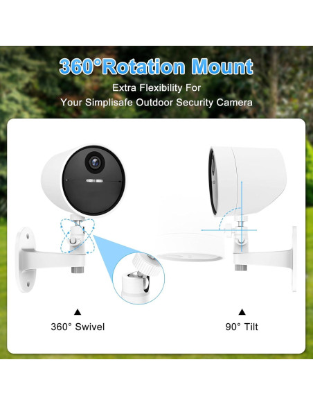 Soporte de Montaje en Pared para Cámara SimpliSafe 360
