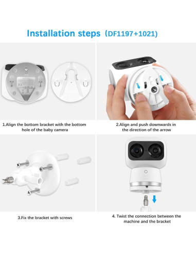 Soporte de Montaje en Pared TIUIHU para Cámara eufy S350