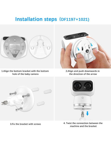 Soporte de Montaje en Pared TIUIHU para Cámara eufy S350