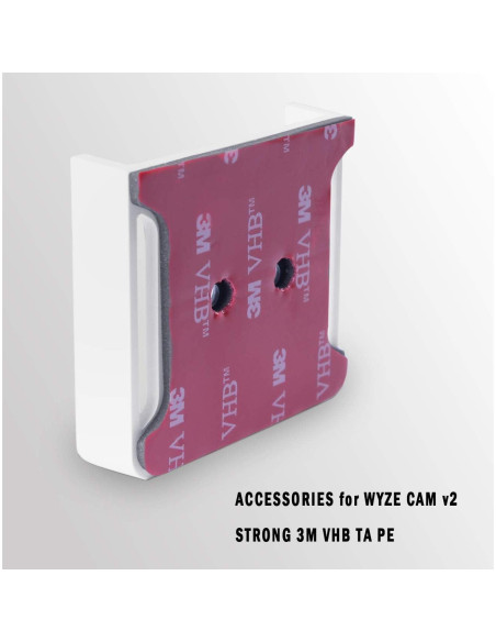 Kit de Montaje en Pared 2 Pack VOMENC para Wyze Cam V2/V1 - Adhesivo VHB