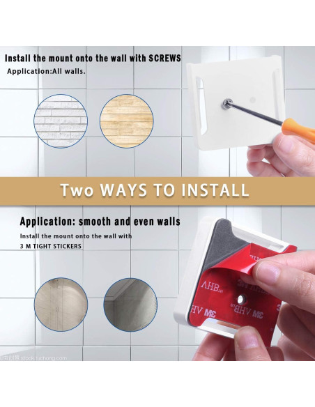 Kit de Montaje en Pared 2 Pack VOMENC para Wyze Cam V2/V1 - Adhesivo VHB