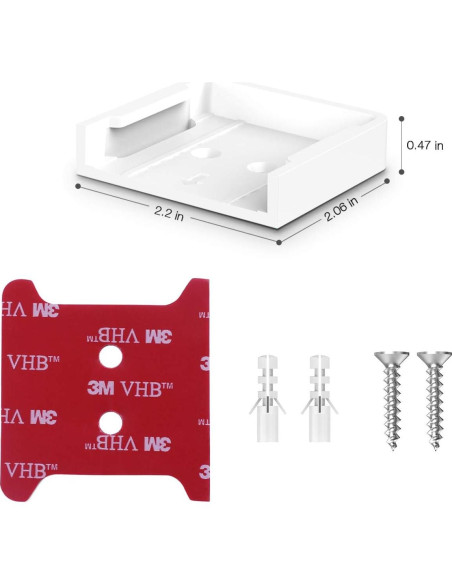 Kit de Montaje en Pared 2 Pack VOMENC para Wyze Cam V2/V1 - Adhesivo VHB