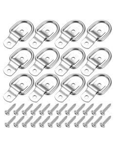 Anclajes de Amarre D-Ring CZC AUTO 12 Unidades Acero Inoxidable
