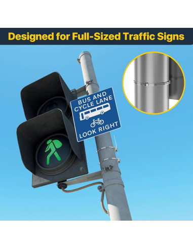 Soporte de Montaje de Señales Ajustable ZhouDaShu 10-38cm