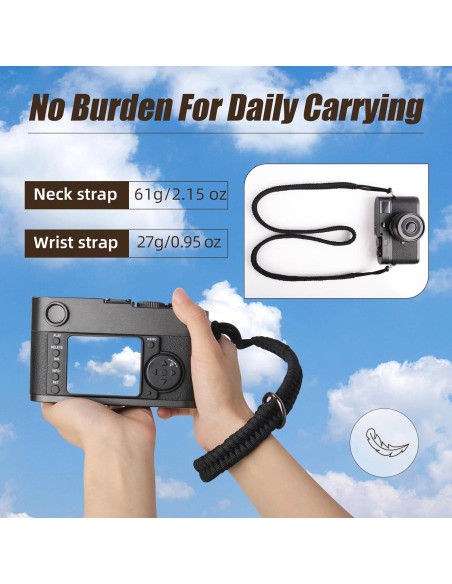 Correa de Cámara ARVOK 2 Pack 110cm Universal para Nikon Canon Sony