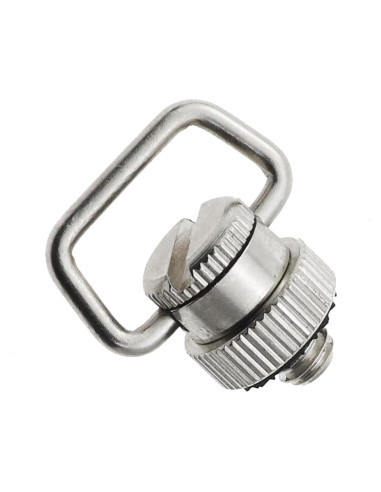 Adaptador de Correa D Ring Caishun 1/4" Acero Inoxidable