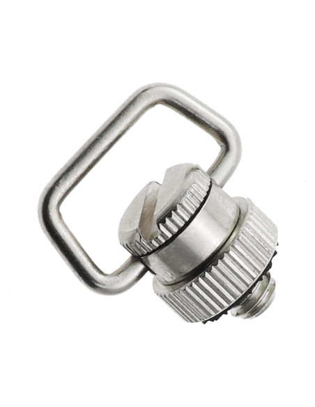Adaptador de Correa D Ring Caishun 1/4" Acero Inoxidable
