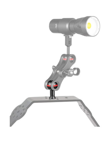 Adaptador de bola MINIFOCUS 1" con tornillos M6 y 1/4"-20