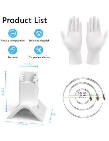 Soporte de Poste para Cámara Eufy Security SoloCam S340/E30