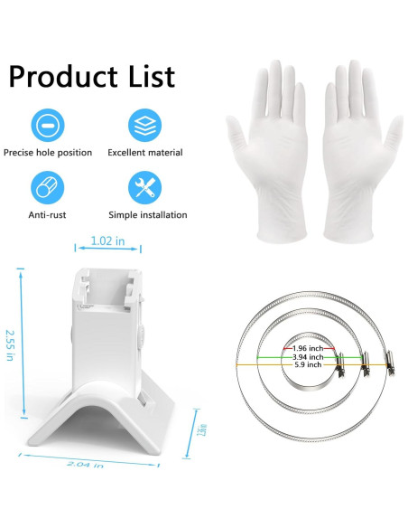 Soporte de Poste para Cámara Eufy Security SoloCam S340/E30