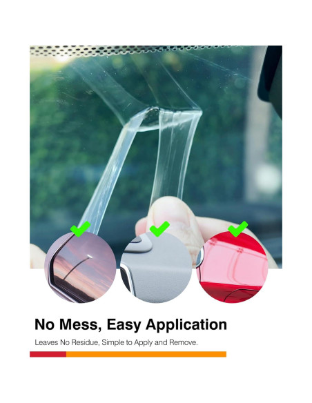 Cinta de Montaje Doble Cara 3M VHB 56mm Transparente - 6 Unidades