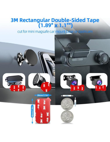 Cinta Adhesiva Doble Cara 3M VOLPORT para Soporte de Teléfono