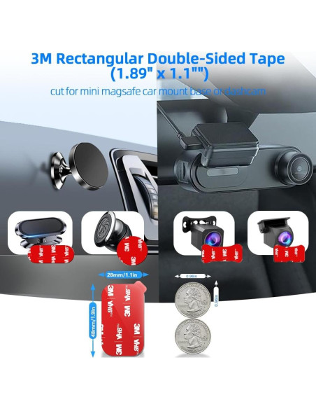 Cinta Adhesiva Doble Cara 3M VOLPORT para Soporte de Teléfono