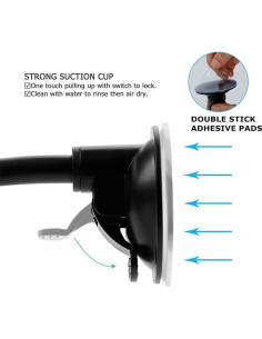 Soporte Adhesivo Redondo Doble Cara OYEAA 10 cm - Paquete de 4 2