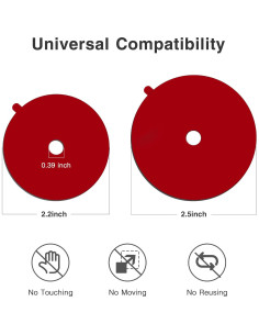 Almohadillas Adhesivas Doble Cara DLMLEXH 3 Pcs 56-65mm 2