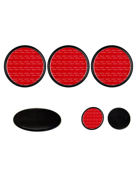 Disco Adhesivo 65mm Ramtech - 3 Pack para Montaje en Tablero