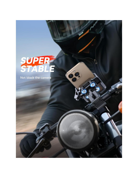 Soporte para Teléfono de Motocicleta JOYROOM JR-426 - Amortiguación Soporte para Teléfono de Motocicleta JOYROOM JR-426 - Amortiguación