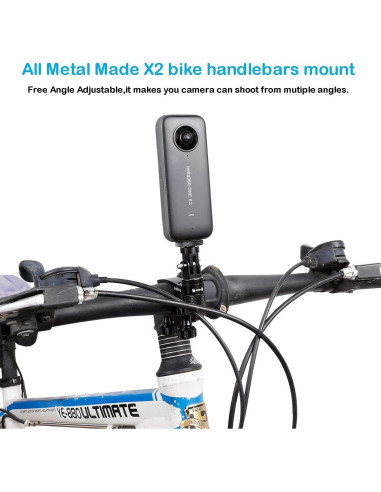 Soporte para Manillar de Bicicleta PellKing para Insta360 X5/X4/X3/X2