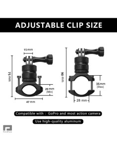 Soporte para bicicleta ParaPace para GoPro y cámaras de acción 2