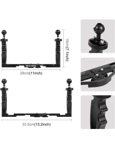 Bandeja Doble Mango DIVEVOLK para Carcasa Seatouch 4 MAX 2