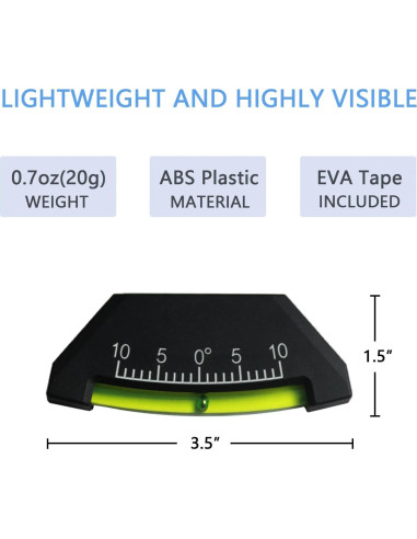 Niveles RV Huangyunming - Paquete de 2 - Alta Visibilidad
