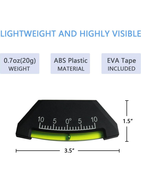 Niveles RV Huangyunming - Paquete de 2 - Alta Visibilidad