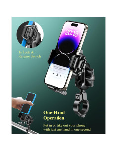 Soporte para Teléfono de Motocicleta BRCOVAN con Amortiguador 2