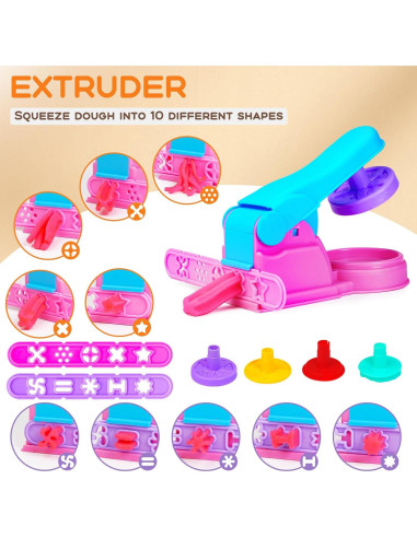 Conjunto de Herramientas de Masa para Niños 30 Piezas