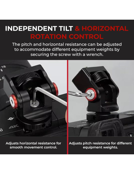 Cabezal de Bola Mini Reflex Camera TE277 Aluminio 360