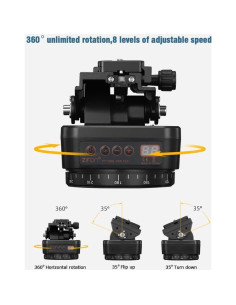 Cabezal Pan Tilt Automático Mcoplus YT-1000 para Cámaras y Smartphones 2