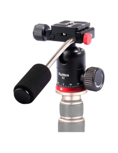 Cabezal de Trípode Panorámico Ruittos 360 con Placa Rápida