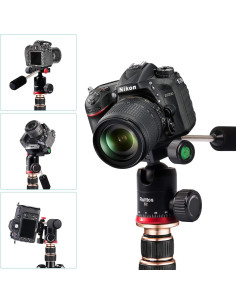 Cabezal de Trípode Panorámico Ruittos 360 con Placa Rápida 2