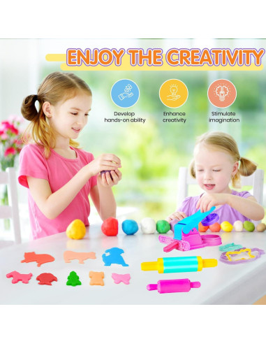 Conjunto de Herramientas de Masa para Niños 30 Piezas