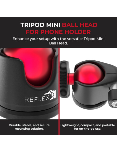 Cabezal de Bola Mini Reflex Camera Aluminio 360 2kg