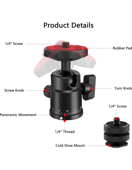 Montura de Trípode EszkozTA 360 con Zapata Caliente