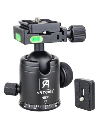 Cabezal de bola de trípode ARTCISE NB36 36mm Aluminio 15kg