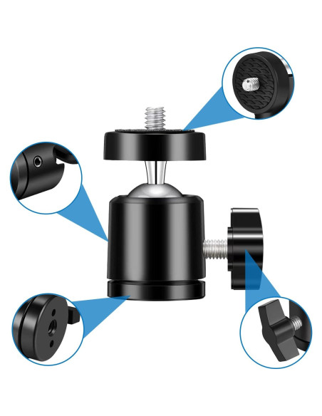 6 Cabezas Esféricas Universales Folgtek para Trípode 360