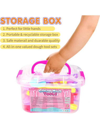 Conjunto de Herramientas de Masa para Niños 30 Piezas