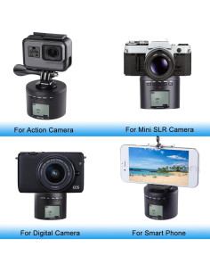 Soporte de trípode eléctrico Suptig RSX-350 360 para cámaras 2